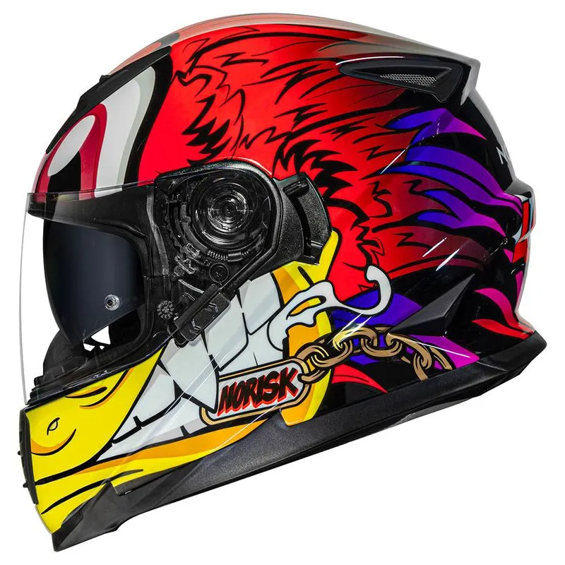 Capacete Original Norisk FF302 Soul Loko Vermelho 62