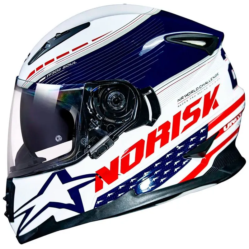 Capacete Original Norisk FF302 Soul 2 Grand Prix USA 58