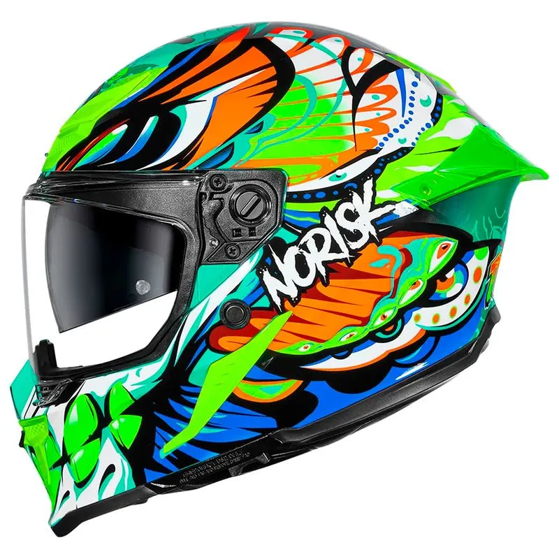 Capacete Original Norisk Rock Butterfly Amarelo 56