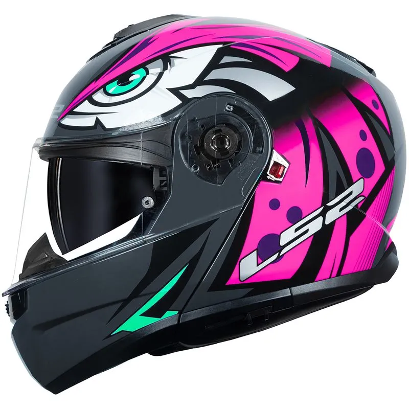 Capacete LS2 FF908 Strobe 2 Tribal Rosa 58