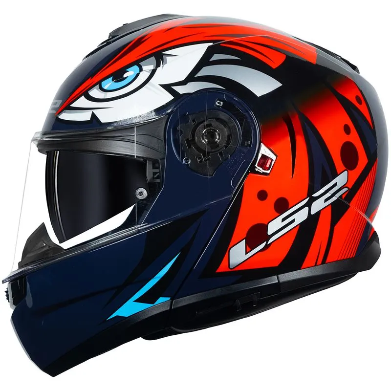 Capacete LS2 FF908 Strobe 2 Tribal Laranja 60
