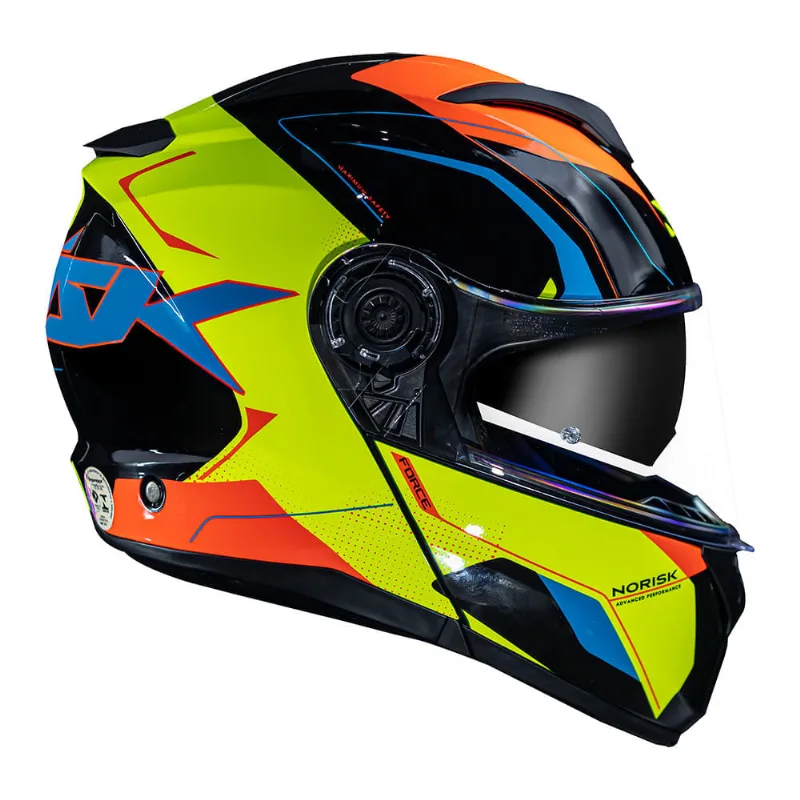 CAPACETE NORISK FORCE QUANTUM AMARELO 62/XL