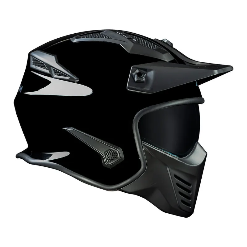 CAPACETE NORISK DARTH MONOCOLOR PRETO 58/M