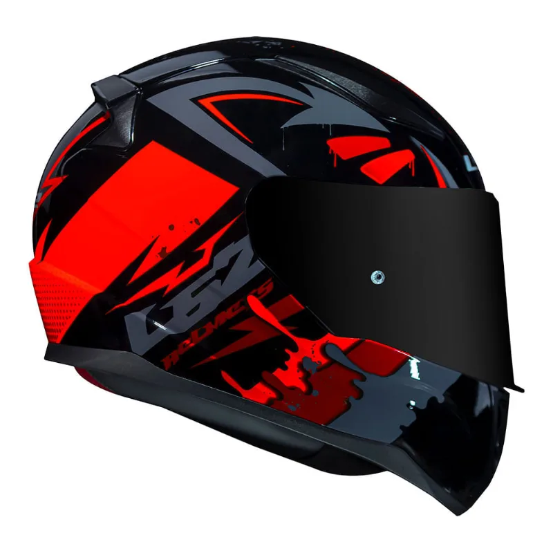 CAPACETE LS2 RAPID TAGLINE LARANJA 60/L