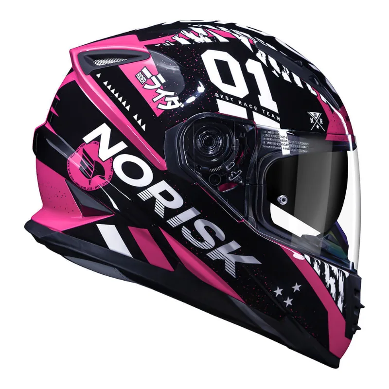 CAPACETE NORISK SOUL TOKYO ROSA 56/S