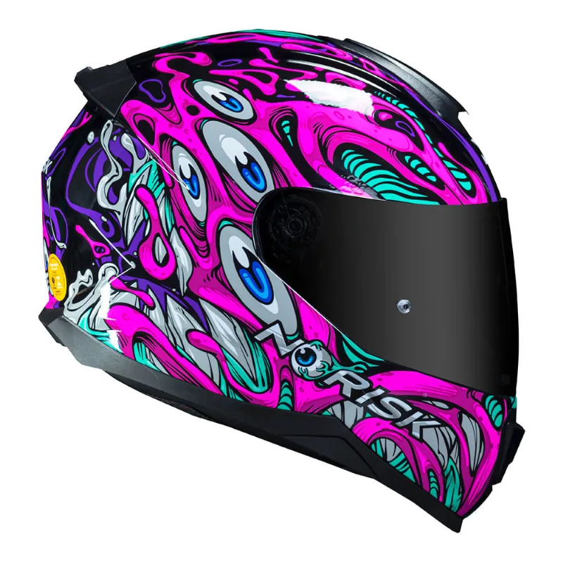 CAPACETE NORISK RAZOR PARASITE ROSA 56/S