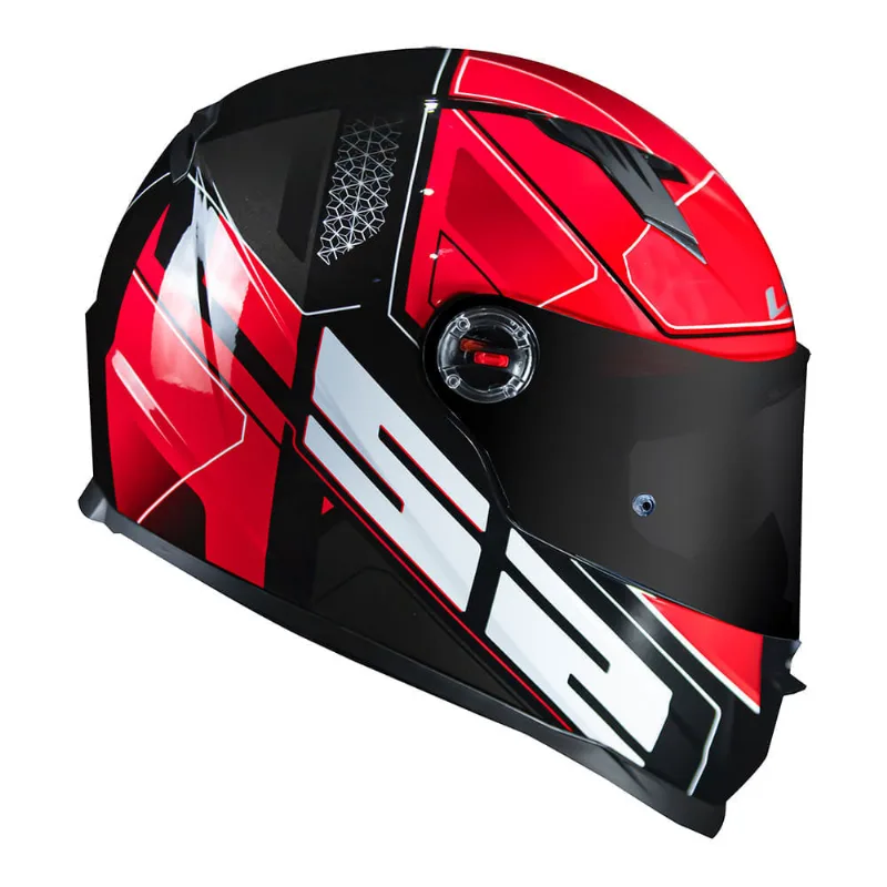 CAPACETE LS2 CLASSIC FF358 ULTRA VERMELHO 56/S