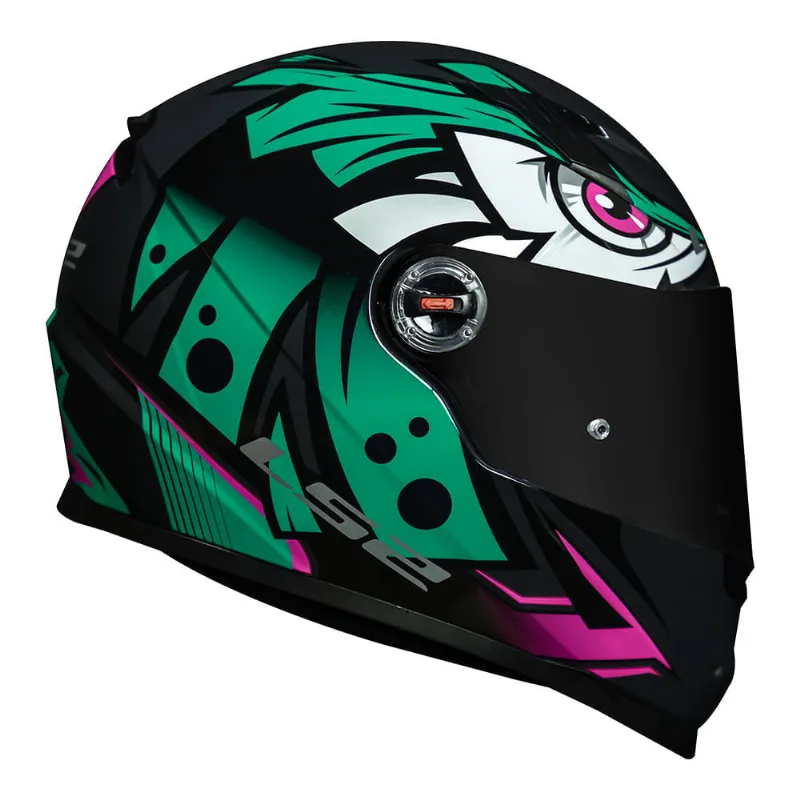 CAPACETE LS2 CLASSIC FF358 TRIBAL VERDE 62/XL
