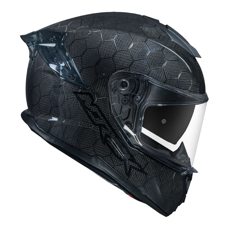 CAPACETE NORISK VIPER GT SNAKE CARBON PRETO 60/L
