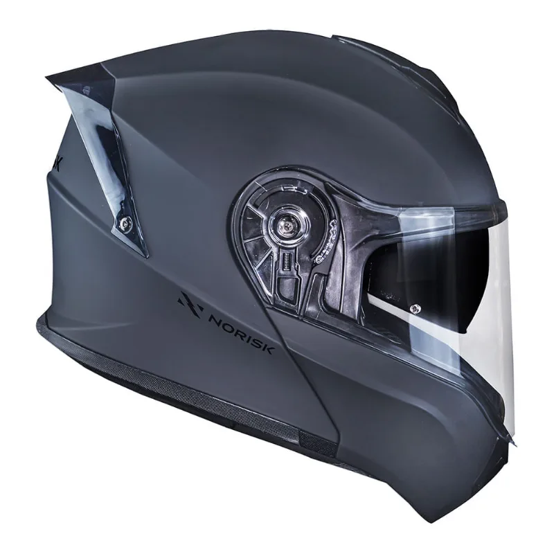 CAPACETE NORISK MOTION MONOCOLOR CINZA FOSCO 62/XL