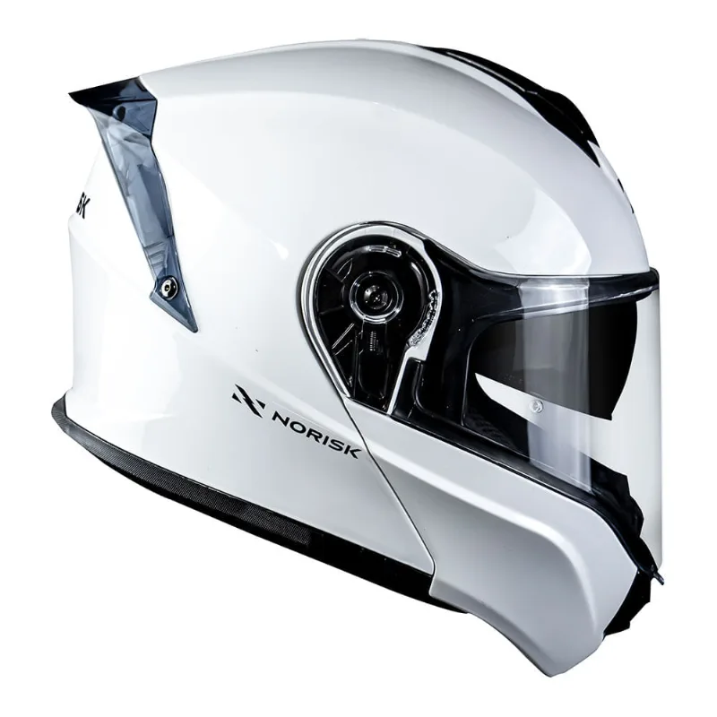 CAPACETE NORISK MOTION MONOCOLOR BRANCO 62/XL