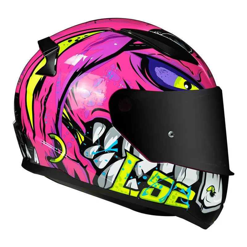 CAPACETE LS2 RAPID BADASS ROSA 54/XS