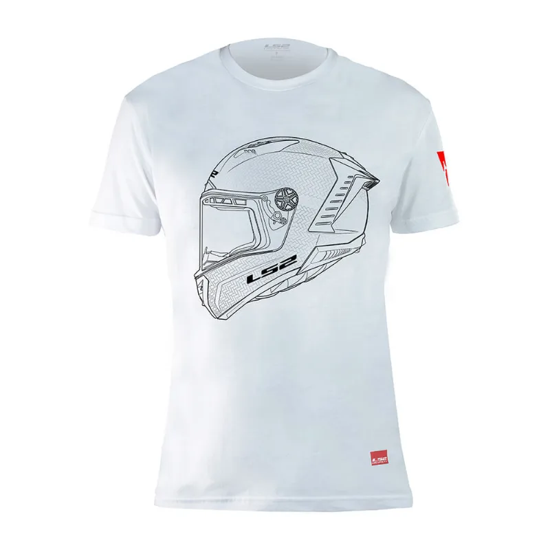 CAMISETA LS2 THUNDER BRANCO G