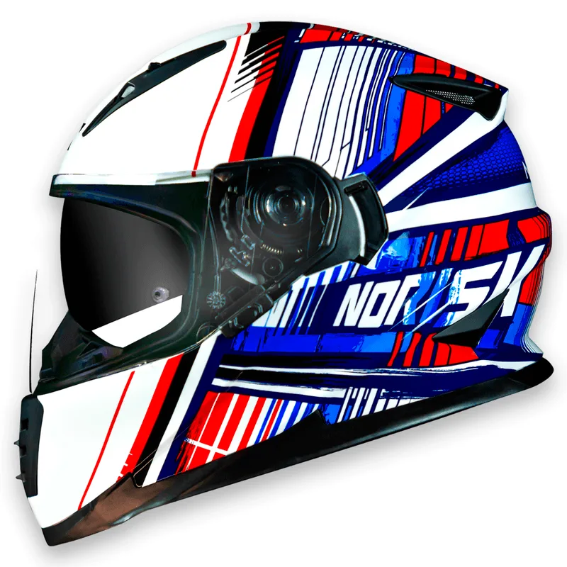 Capacete Original Norisk FF302 Soul Advance Branco 62