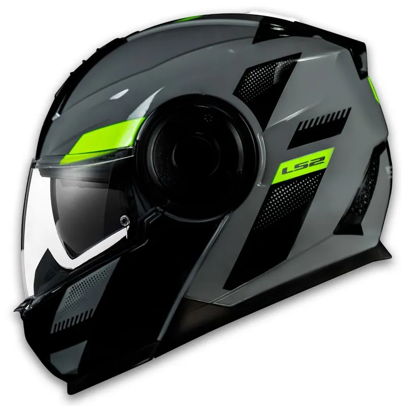 Capacete Original LS2 FF902 Scope Max Preto Amarelo 64