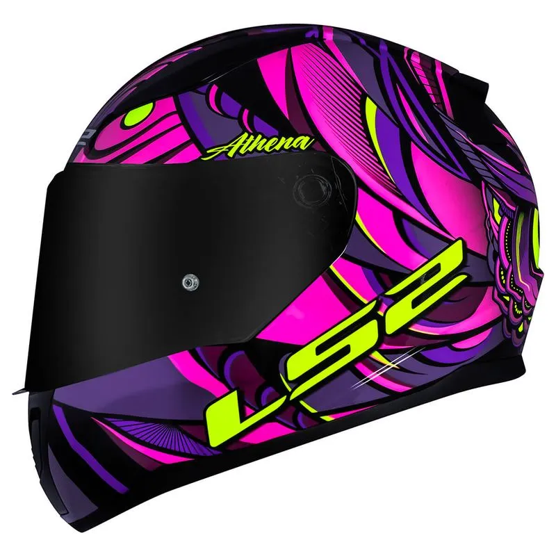 Capacete Original LS2 FF353 Rapid Athena Roxo 62