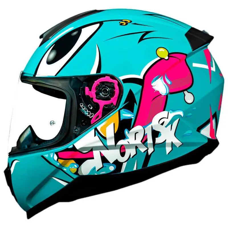 Capacete Original Norisk Razor Mad Azul 62