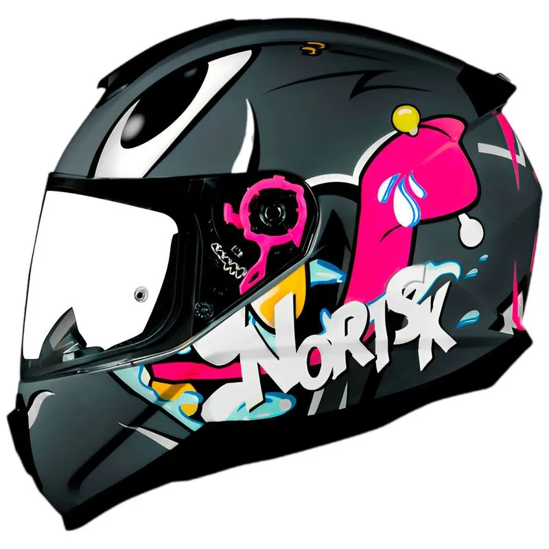 Capacete Original Norisk Razor Mad Cinza 56