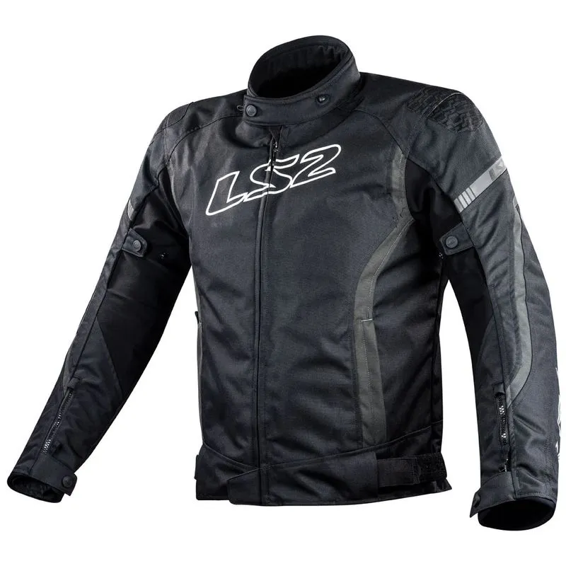 Jaqueta LS2 Gate Preto Cinza