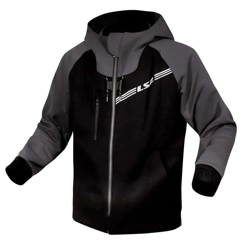 Jaqueta LS2 Throttle Preto Cinza Escuro 2XL-3G