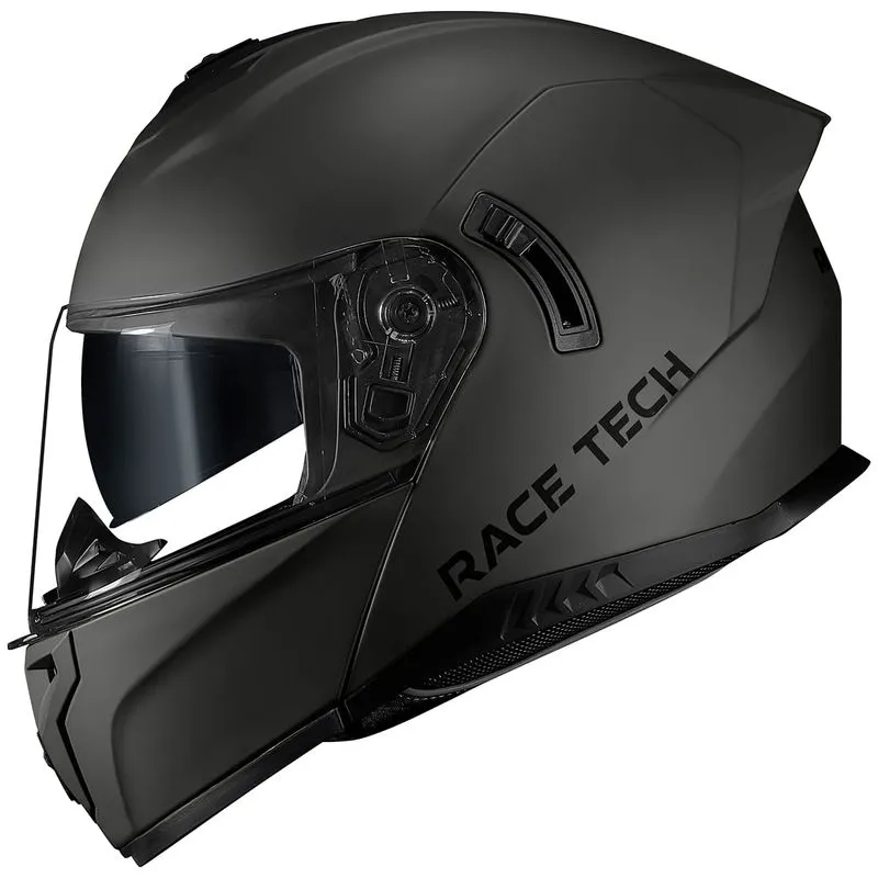 Capacete Race Tech Signal Monocolor Fosco Titanium 58