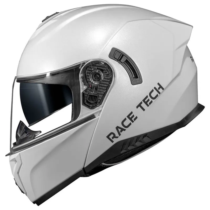 Capacete Race Tech Signal Monocolor Branco 58