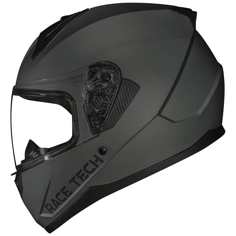 Capacete Race Tech Sector Monocolor Fosco Titanium 62