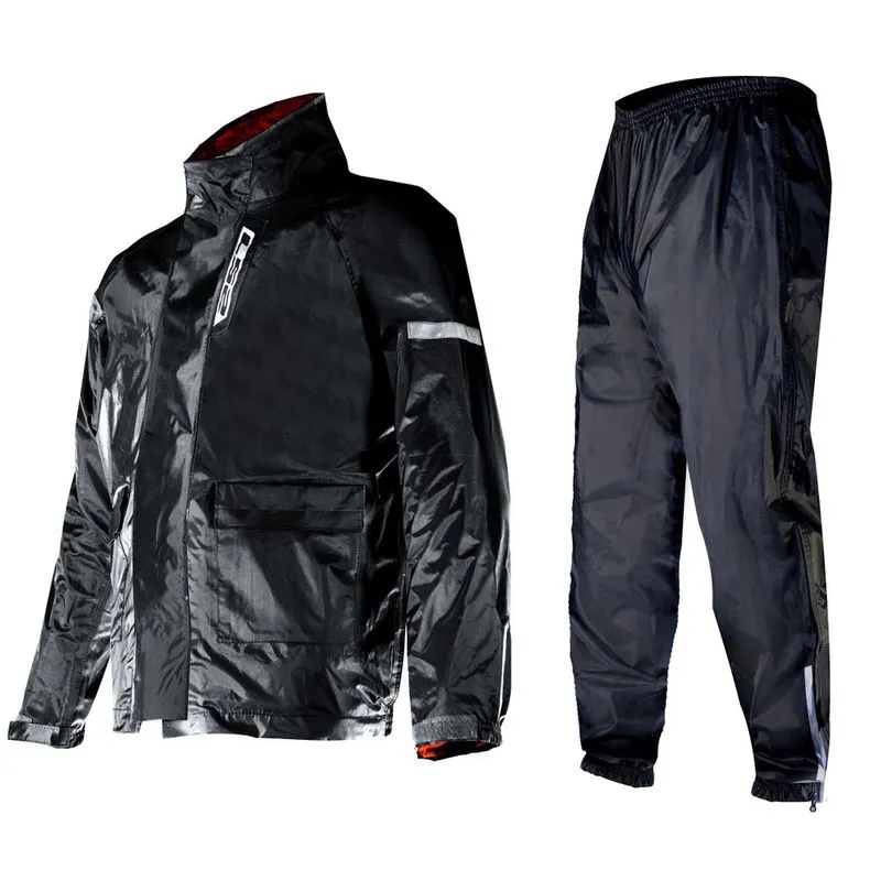Capa de Chuva Ls2 Fluxus Preta Nylon Forrada Qualidade Super