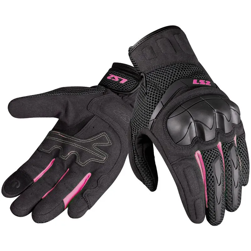 Luva LS2 Kubra Feminina Luva LS2 Kubra Masculina Preto Roxo M