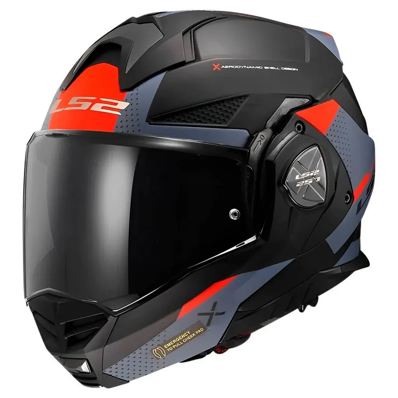 Capacete Original LS2 FF901 Advant X Oblivion Fosco Preto Azul 62