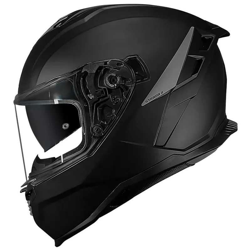 Capacete Original Norisk Strada 2 Monocolor Preto Fosco 56