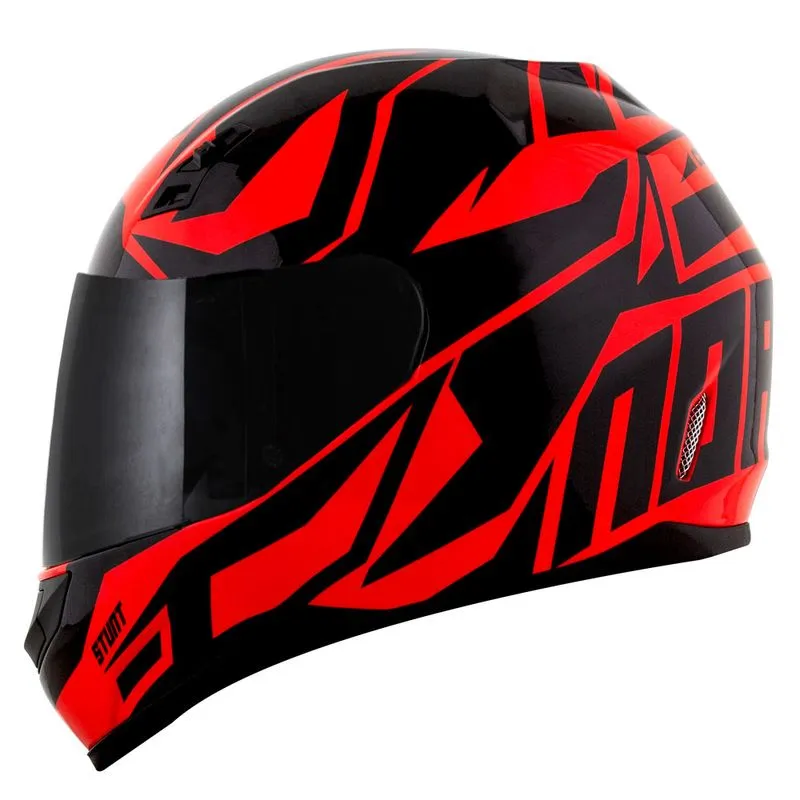 Capacete Original Norisk FF391 Cutting Preto Vermelho 56