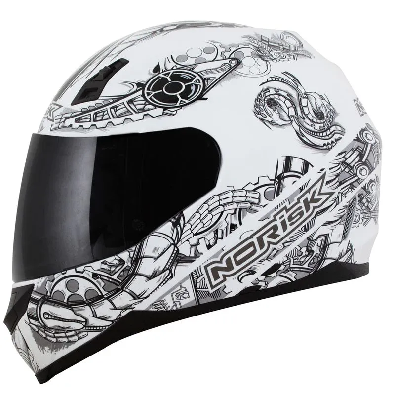 Capacete Original Norisk FF391 Android Branco 60