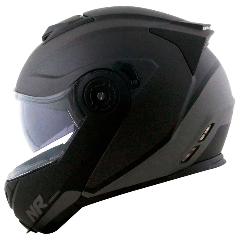 Capacete Original Norisk FF345 Chance Cinza Titanium Preto Fosco 64