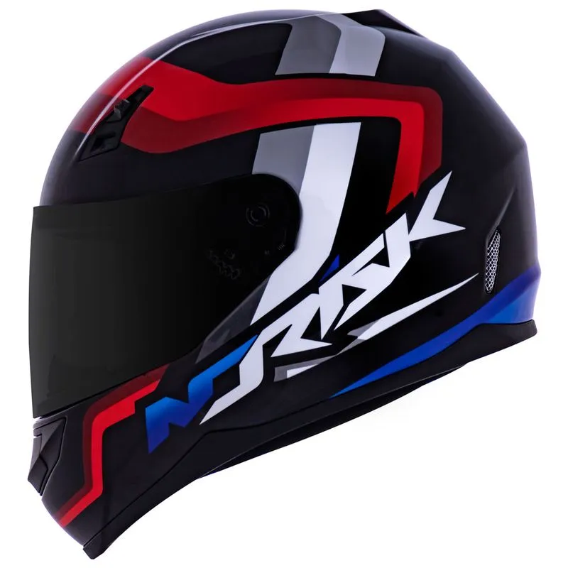 Capacete Original Norisk FF391 Void Preto Vermelho Azul 56