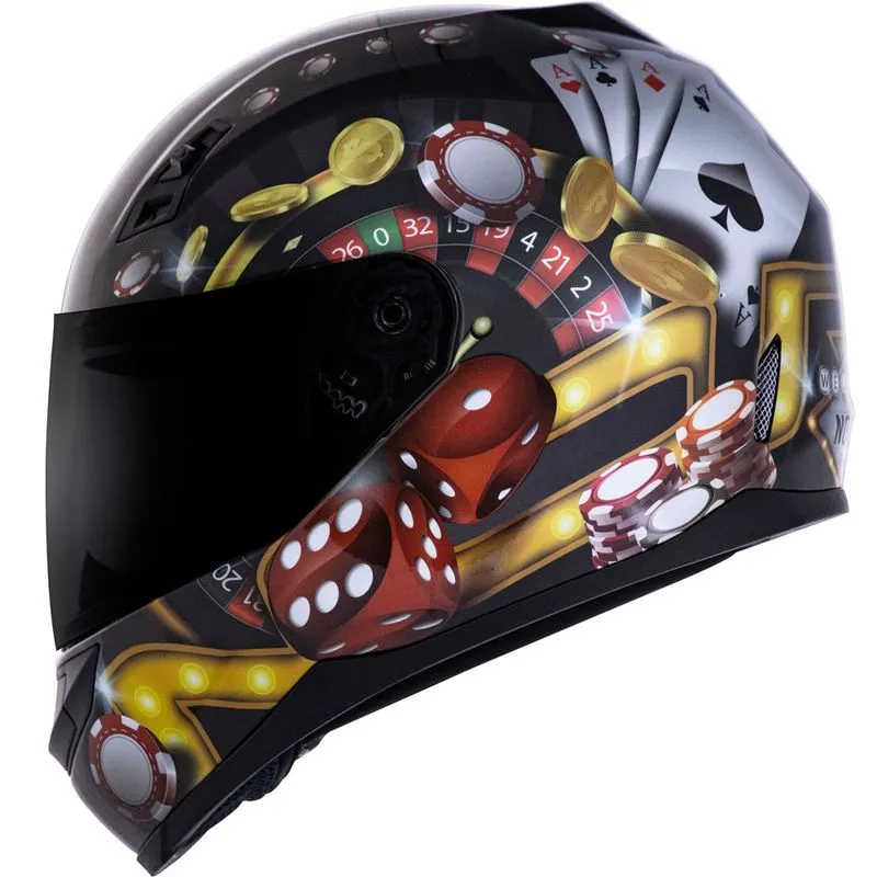 Capacete Original Norisk FF391 Jackpot Preto 56