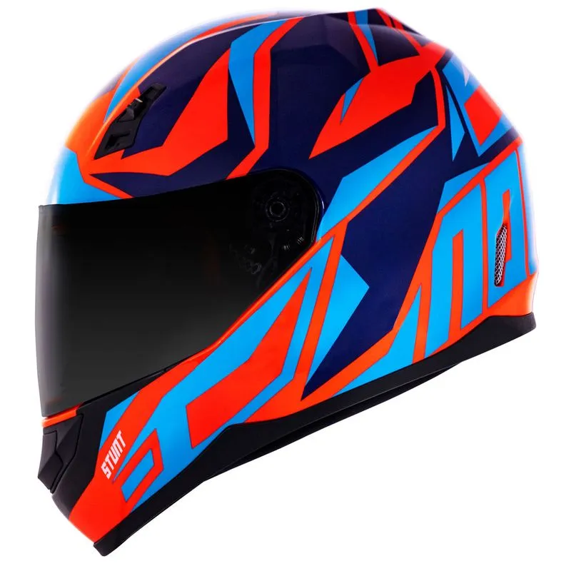 Capacete Original Norisk FF391 Cutting Laranja Azul 60