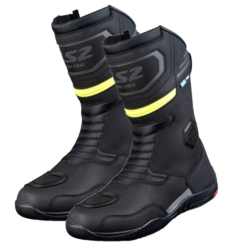 Bota Feminina LS2 Goby Preto Amarelo 38