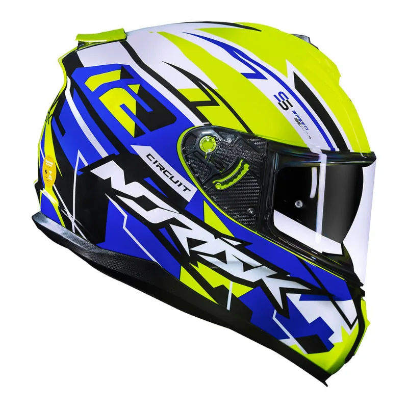 CAPACETE NORISK STRADA CIRCUIT AMARELO 62/XL