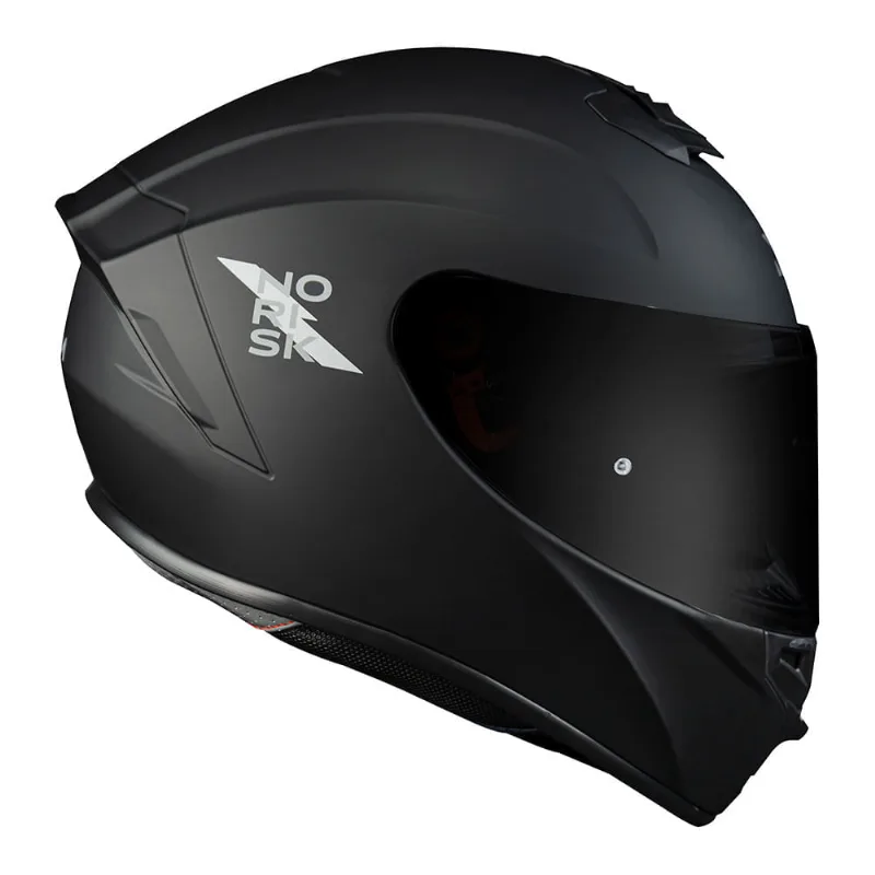 CAPACETE NORISK SUPRA MONOCOLOR PRETO FOSCO 62/XL