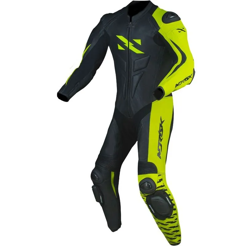 Macacão Norisk Ss 1 Peça - Preto/amarelo Fluor