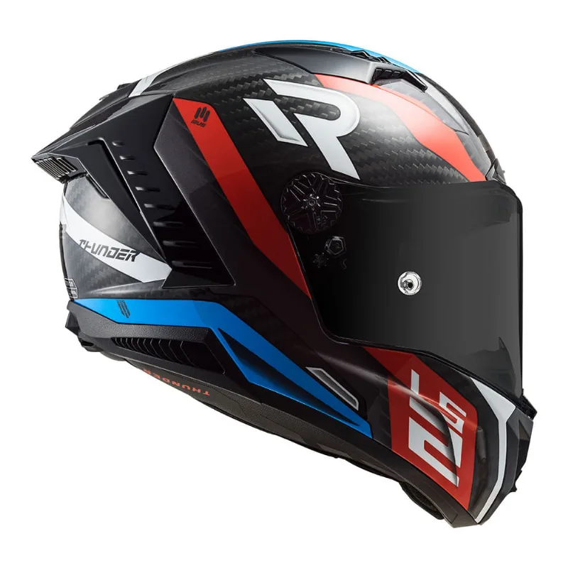 CAPACETE LS2 THUNDER CARBON SUPRA VERMELHO 56/S