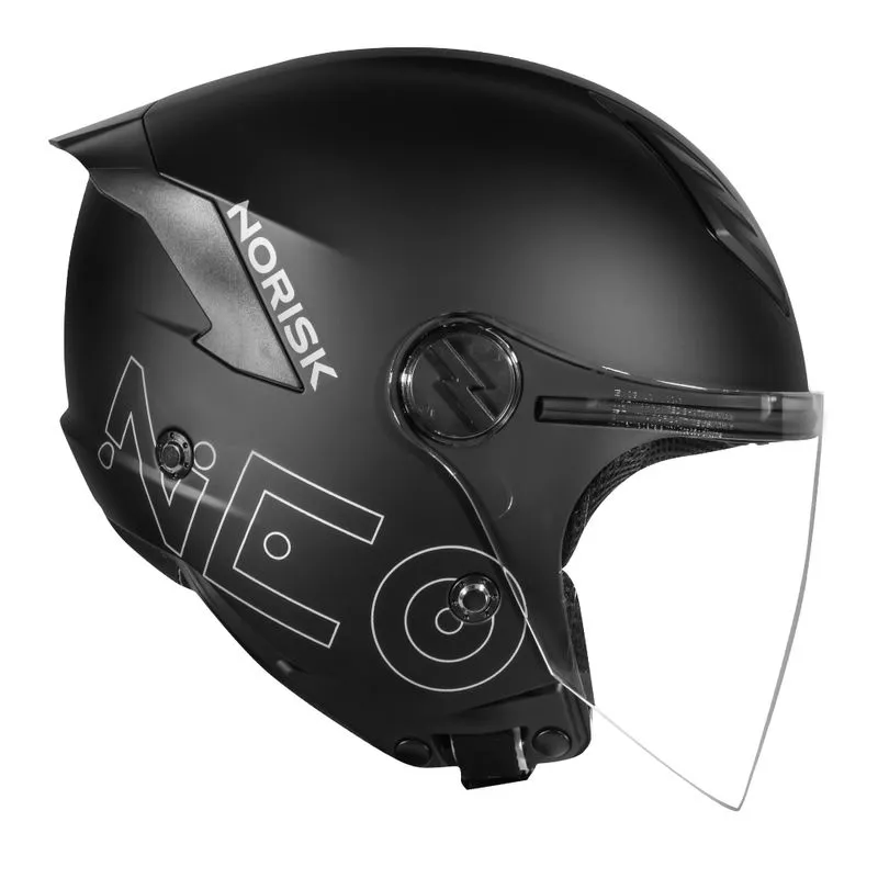 CAPACETE NORISK NEO MONOCOLOR PRETO FOSCO 60/L