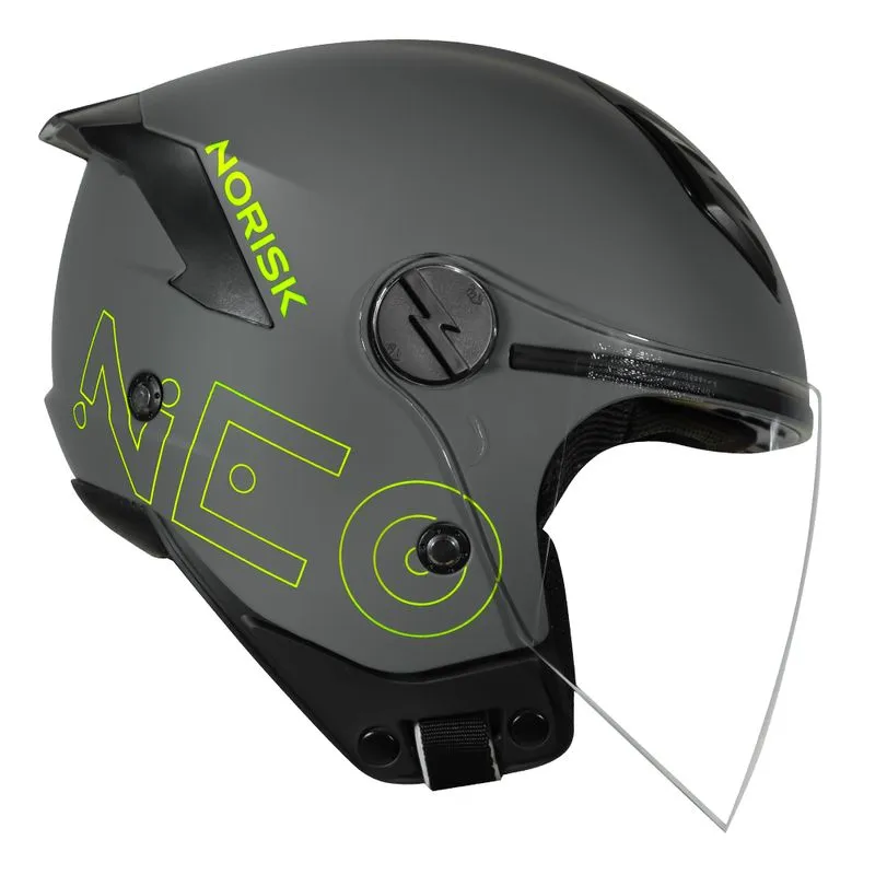 CAPACETE NORISK NEO MONOCOLOR CINZA 60/L