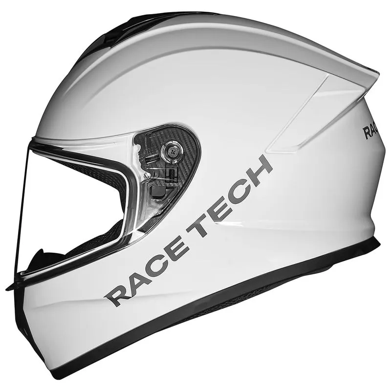 Capacete Race Tech Hit Monocolor Branco 62