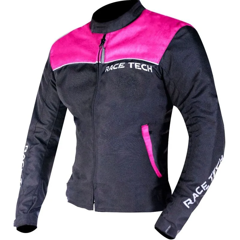 Jaqueta Race Tech Fast Preta/rosa (feminina)