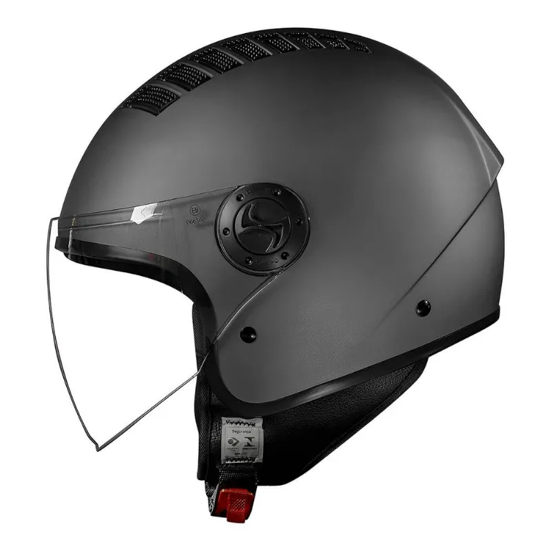 Capacete Race Tech One Monocolor Titaniun Fosco 56