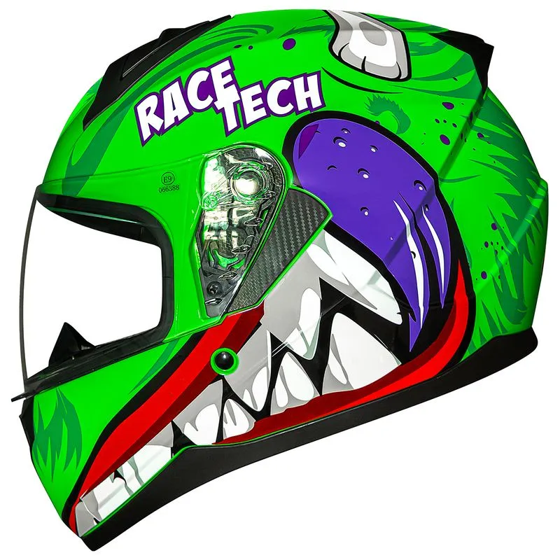 Capacete Race Tech Sector Nhac Verde Roxo 60
