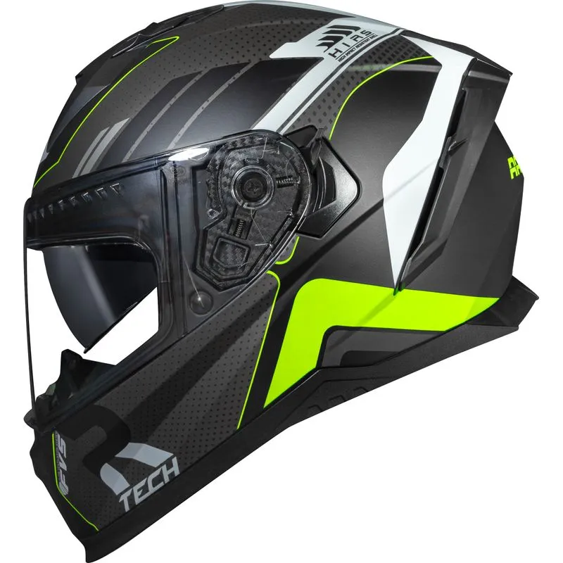 Capacete Fechado Race Tech Volt Track Fosco Titanium Preto 62