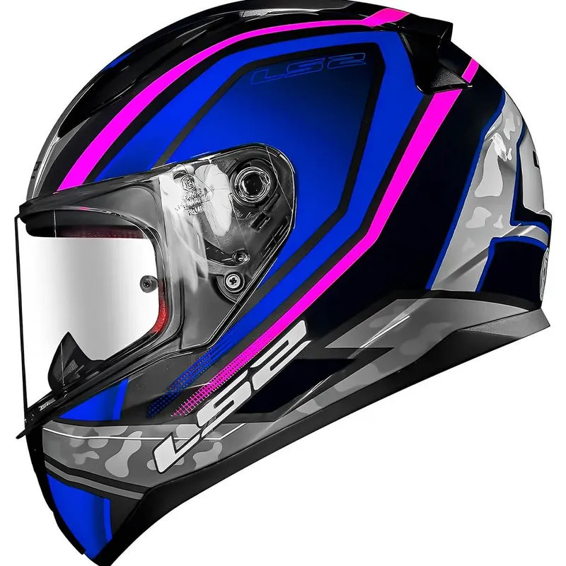 Capacete Original LS2 FF353 Rapid Ufo Rosa 56